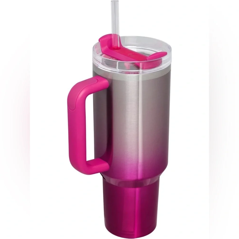🎉LAST CHANCE🎉Stanley 40 oz. Quencher H2.0 FlowState Tumbler Camelia Gradient‎